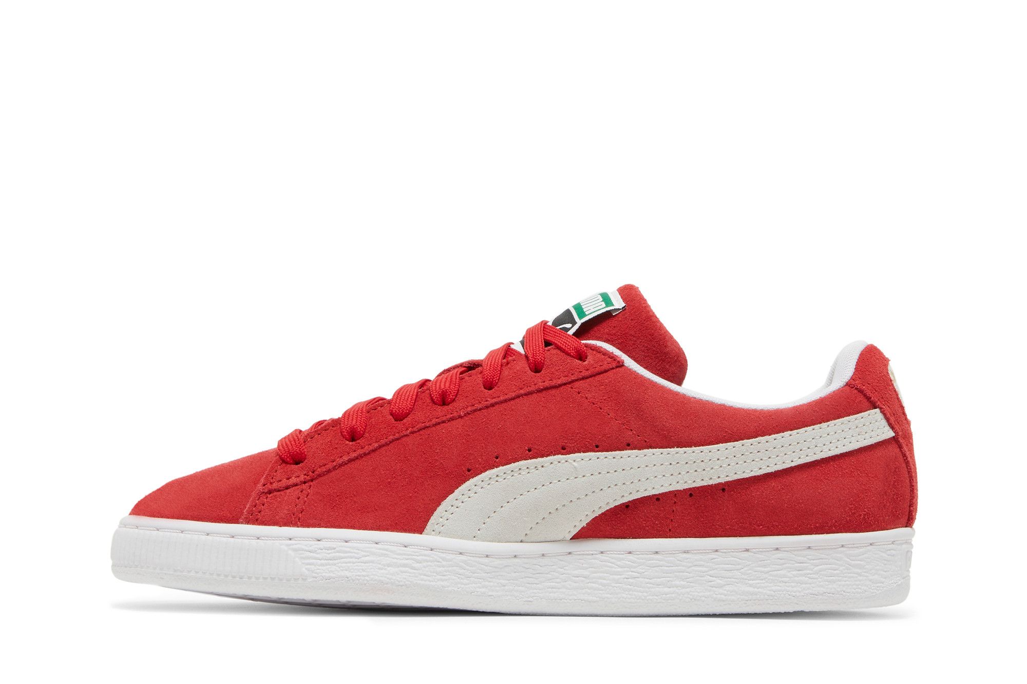 Red puma suede classic size 5 top