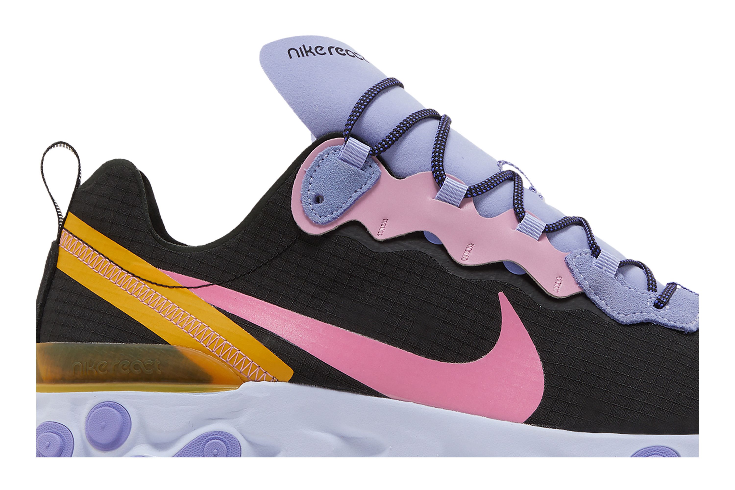 Nike react element 55 black pink sale