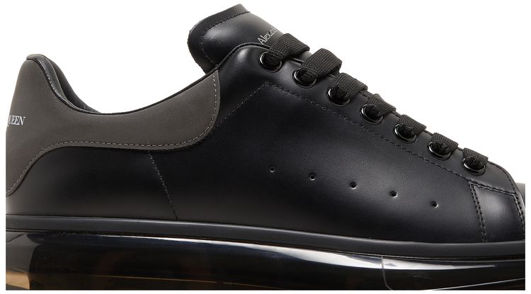 Alexander McQueen Oversized Sneaker Clear Sole   Black