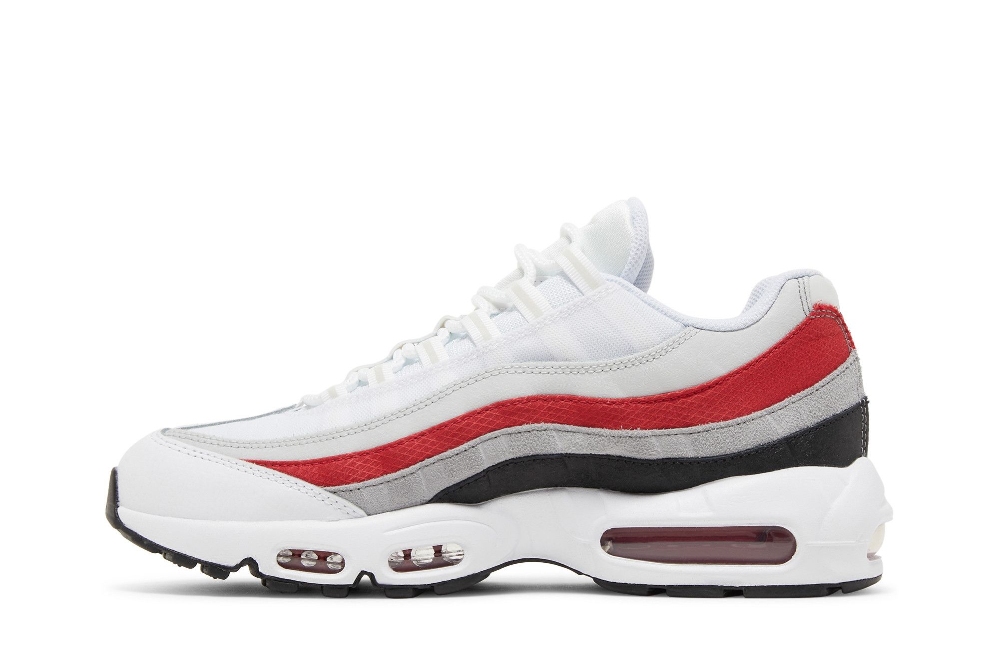 Buy Air Max 95 White Varsity Red DQ3430 001 GOAT