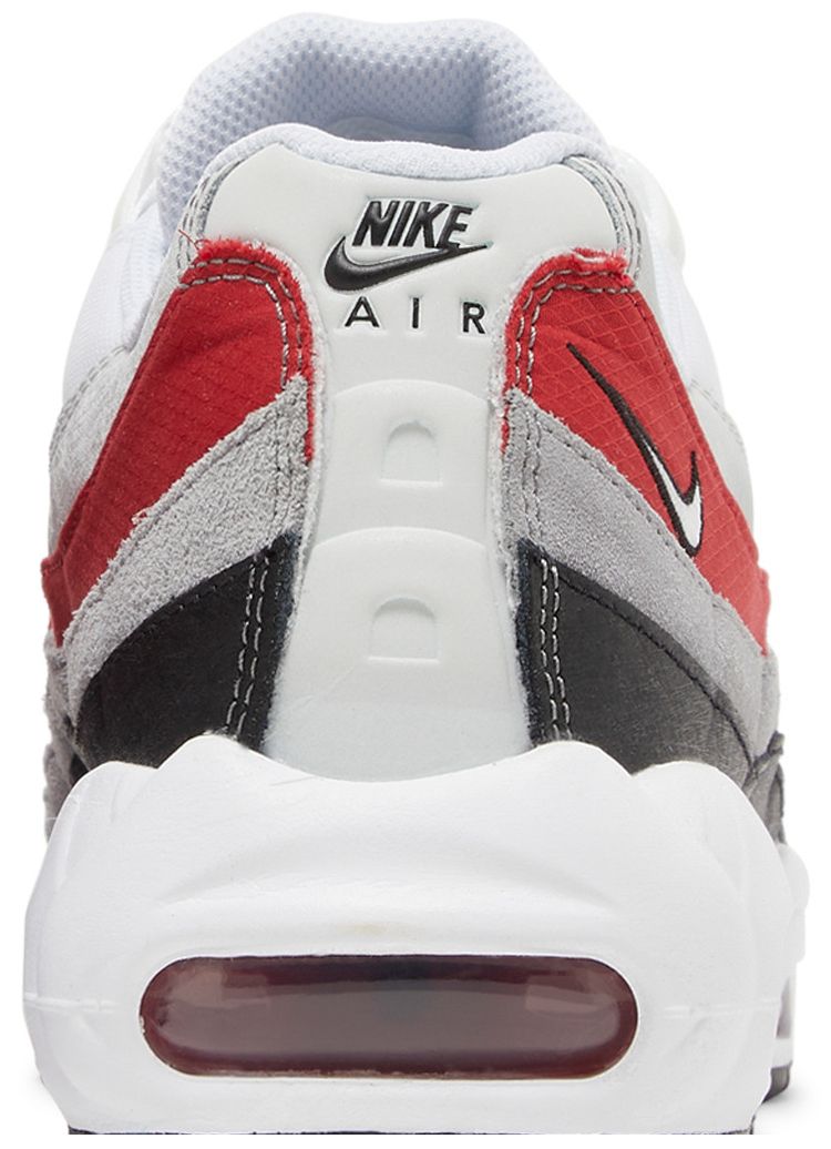 Nike Air Max 95 White Varsity Red