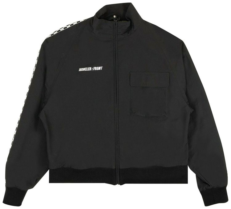 Moncler x Fragment Check Bomber Jacket Black