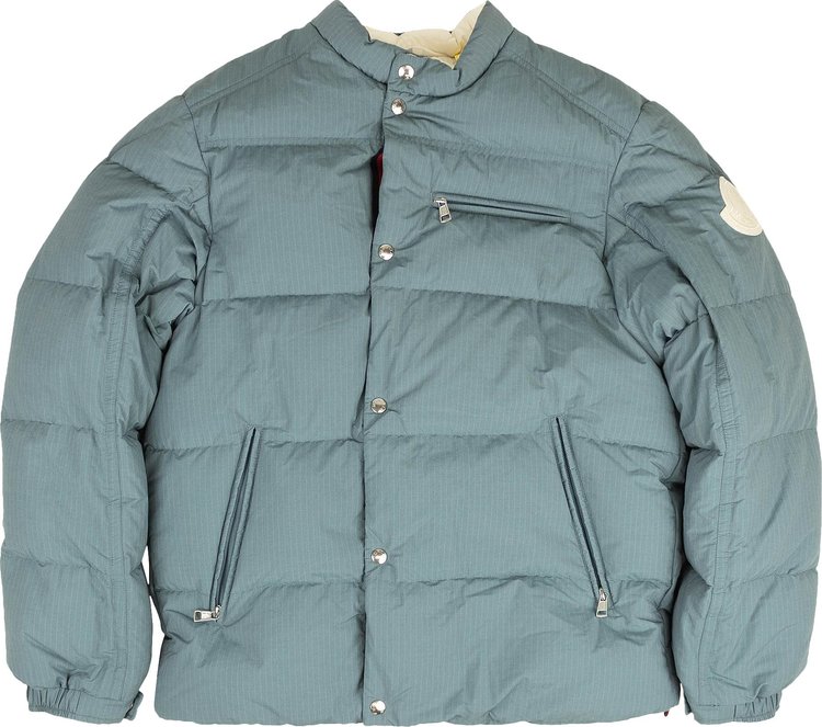 Moncler Beardmore Down Puffer Coat Blue