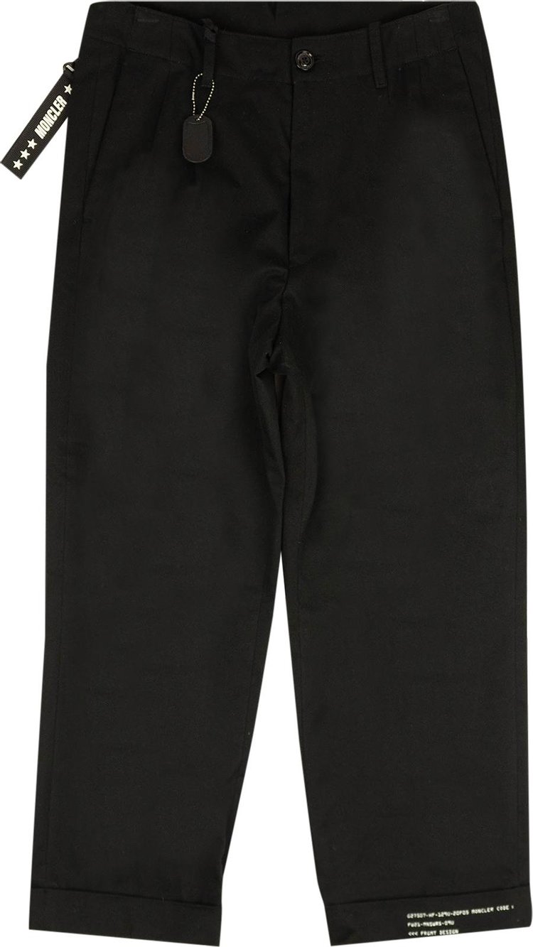 Moncler x Fragment Hiroshi Fujiwara Pleated Pants 'Black'