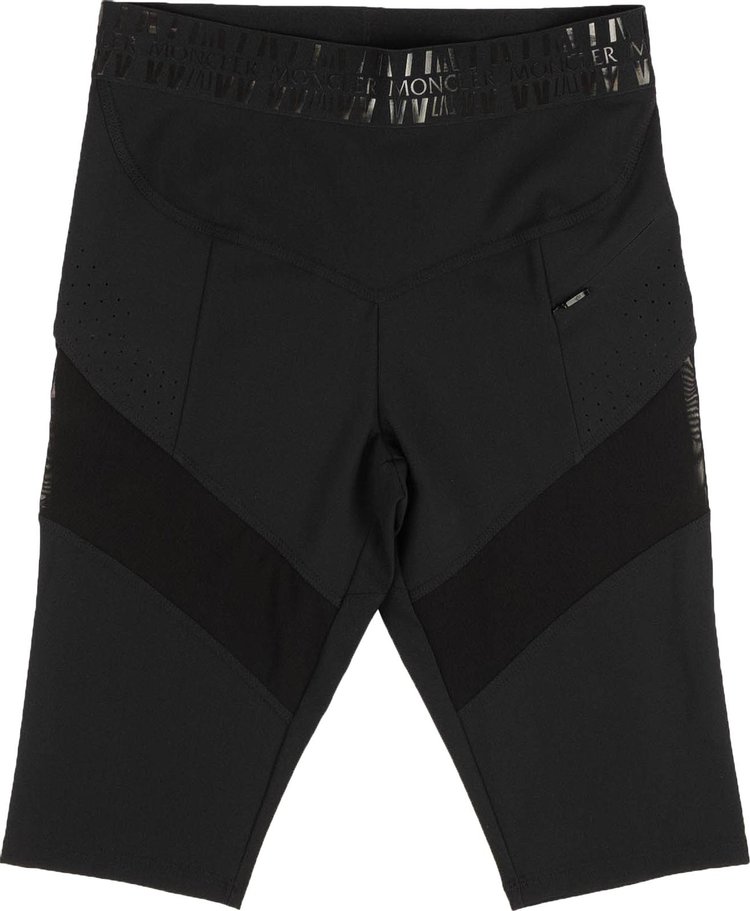 Moncler Logo Waist Pocket Bike Shorts 'Black'