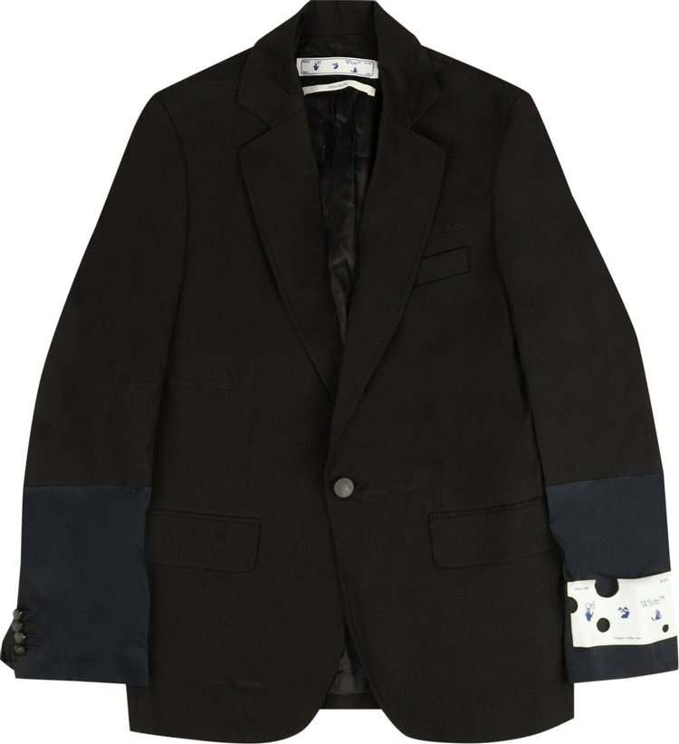 Off-White Parachute Sleeve Blazer 'Black'