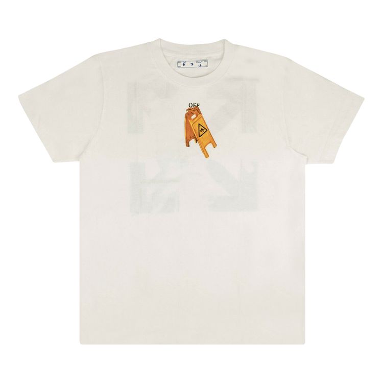 Off White Pascal Skeleton T Shirt White