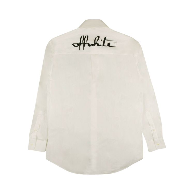 Off White Slightly Off Logo Shirt White