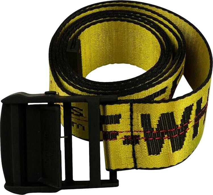 Buy Off-White Classic Industrial Belt 'Yellow' - OMRB021R21FAB0011810 ...
