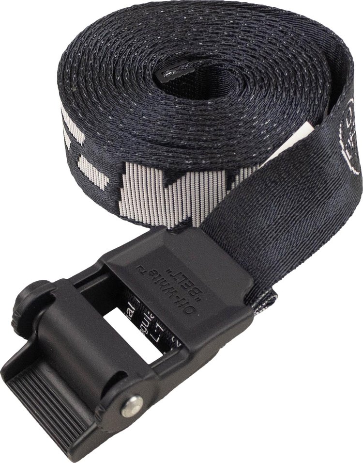 Off White Industrial Logo Mini Belt Navy