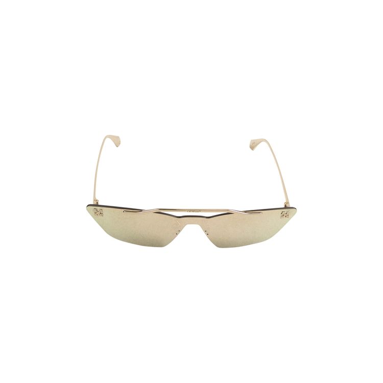 Off White Cay Eye Metal Mask Sunglasses Grey