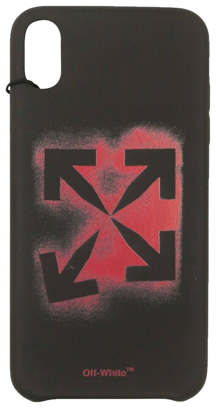 Off White Stencil iPhone XS Max Case Black