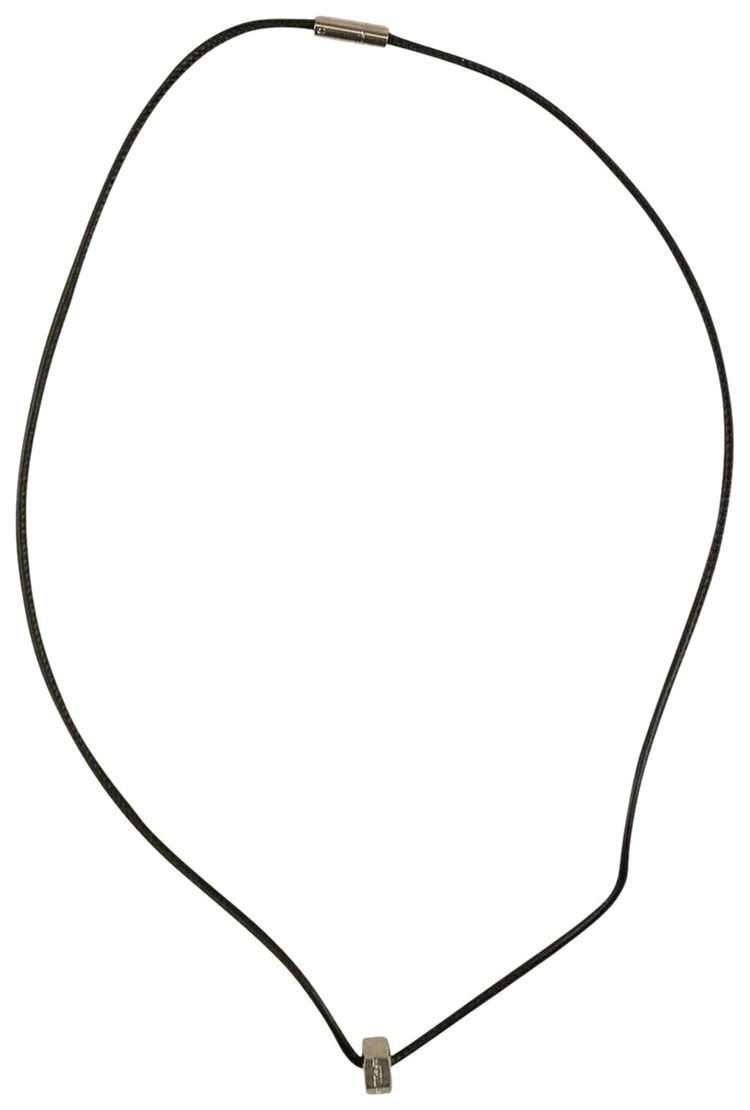 Off White Hexnut Necklace BlackSilver