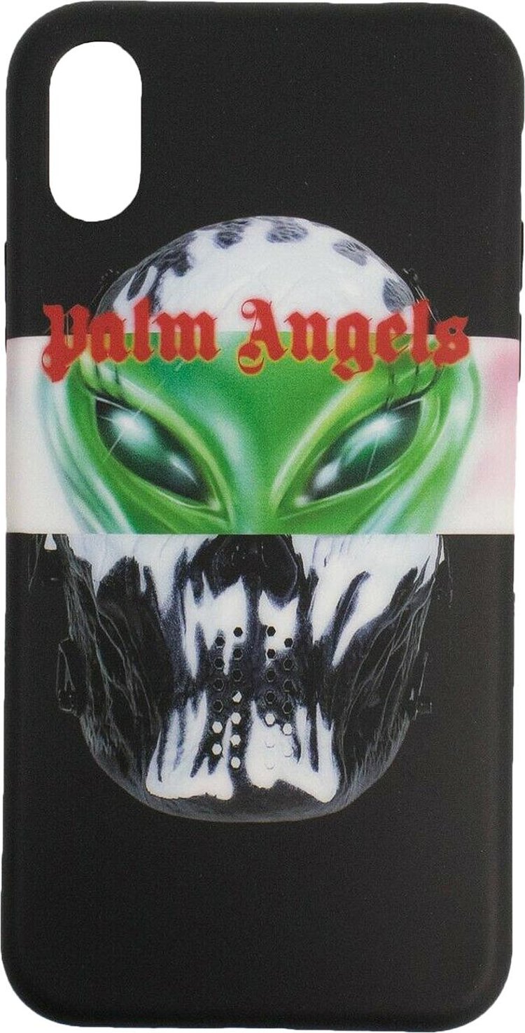 Palm Angels Alien Logo Print iPhone X Phone Case 'Black'