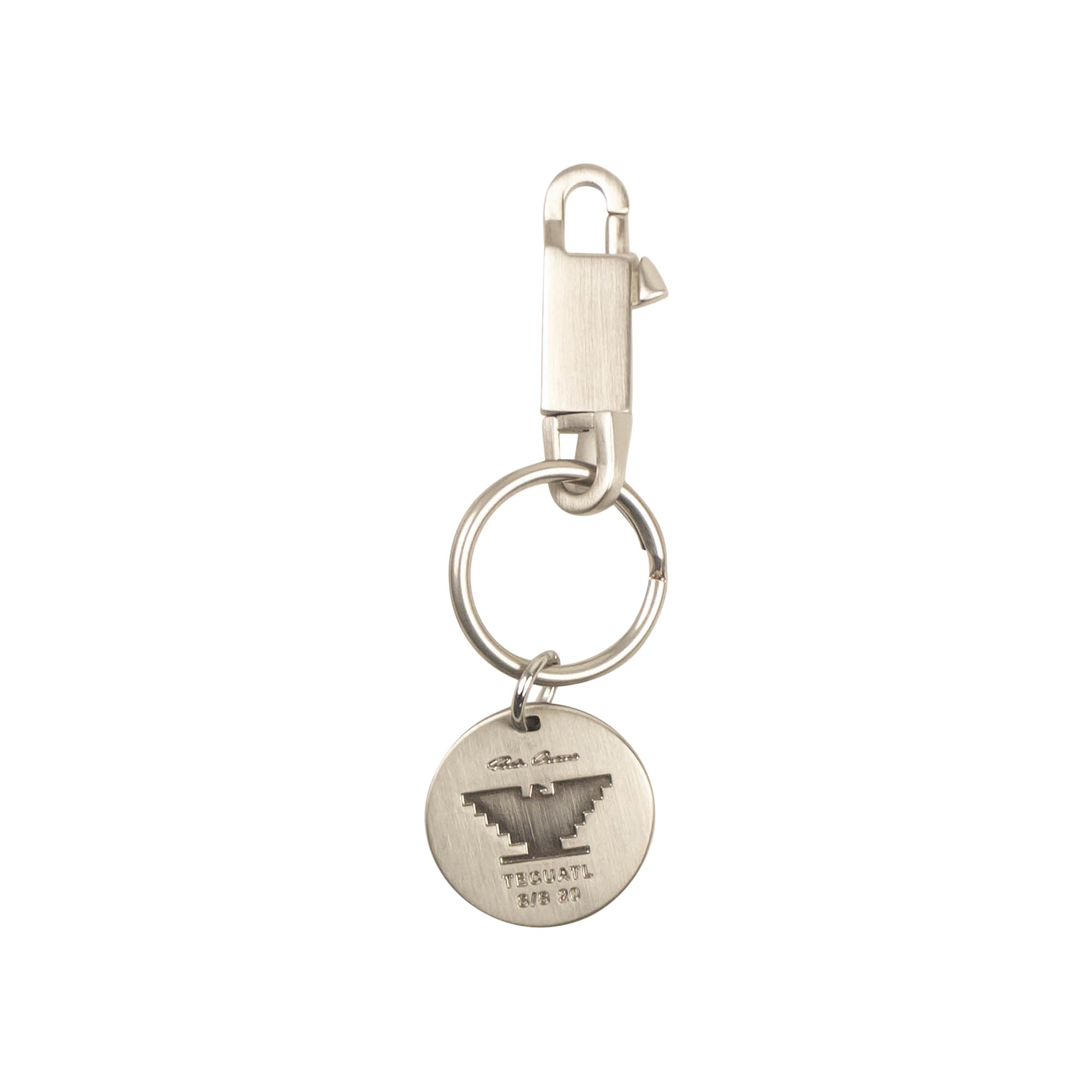 Buy Rick Owens Small Keychain With Logo 'Silver' - RR20S7402 MET 