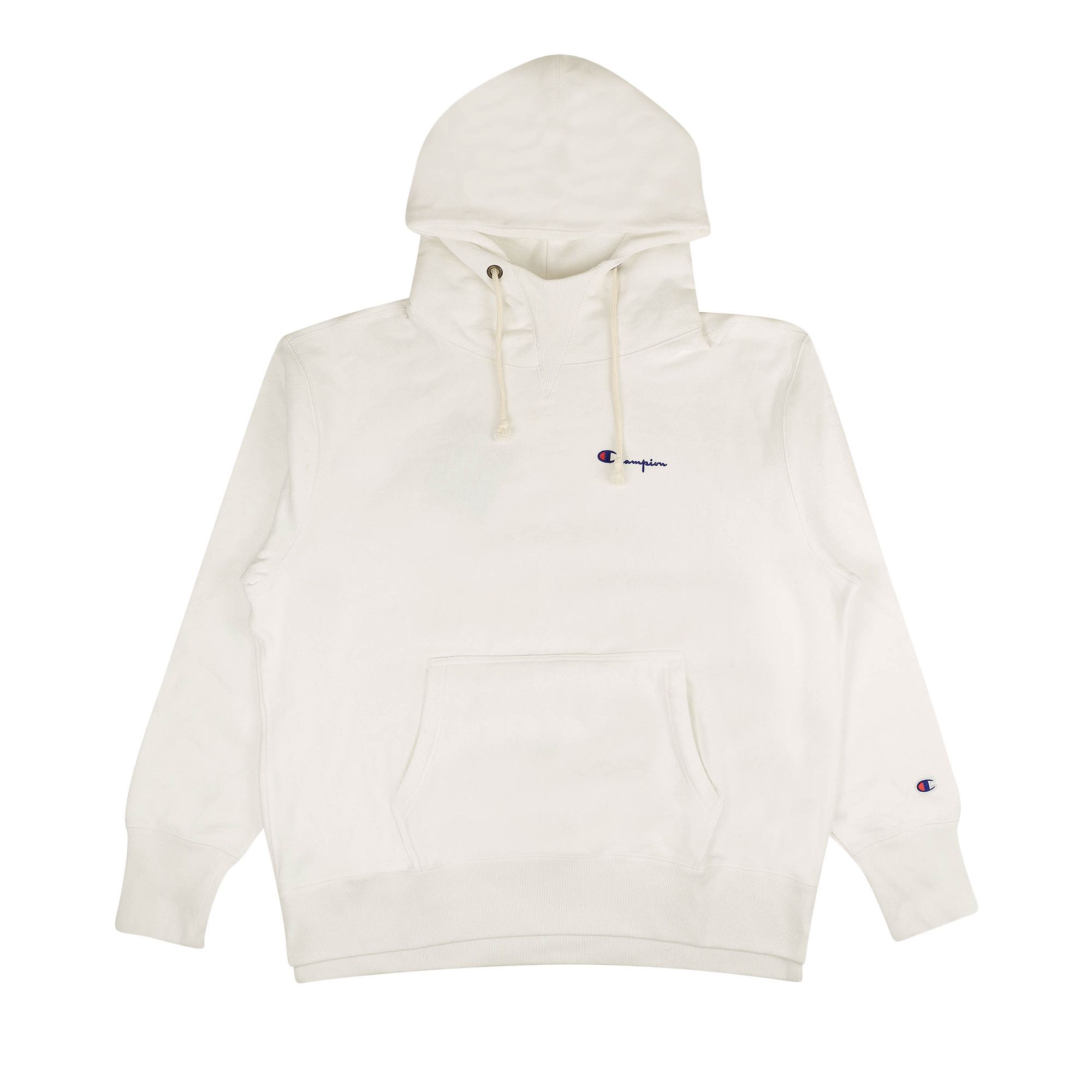 Buy Champion French Terry Deconstruction Hoodie Sweatshirt White