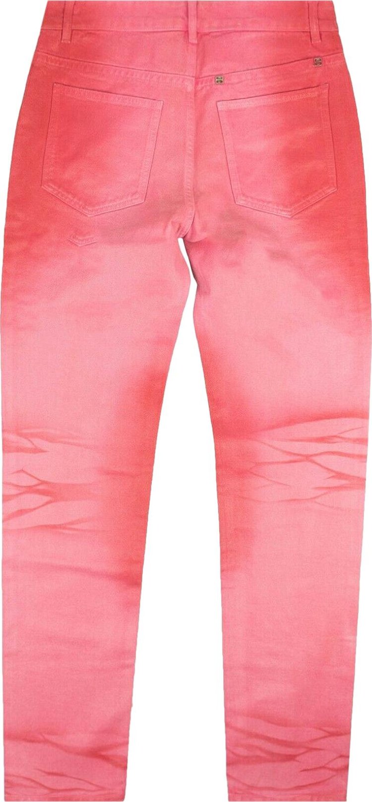 Givenchy Dyed Slim Fit Denim Jeans Pink