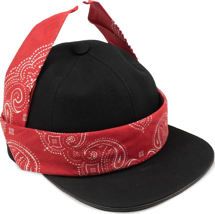 Givenchy Bandana Baseball Cap 'Black/Red'