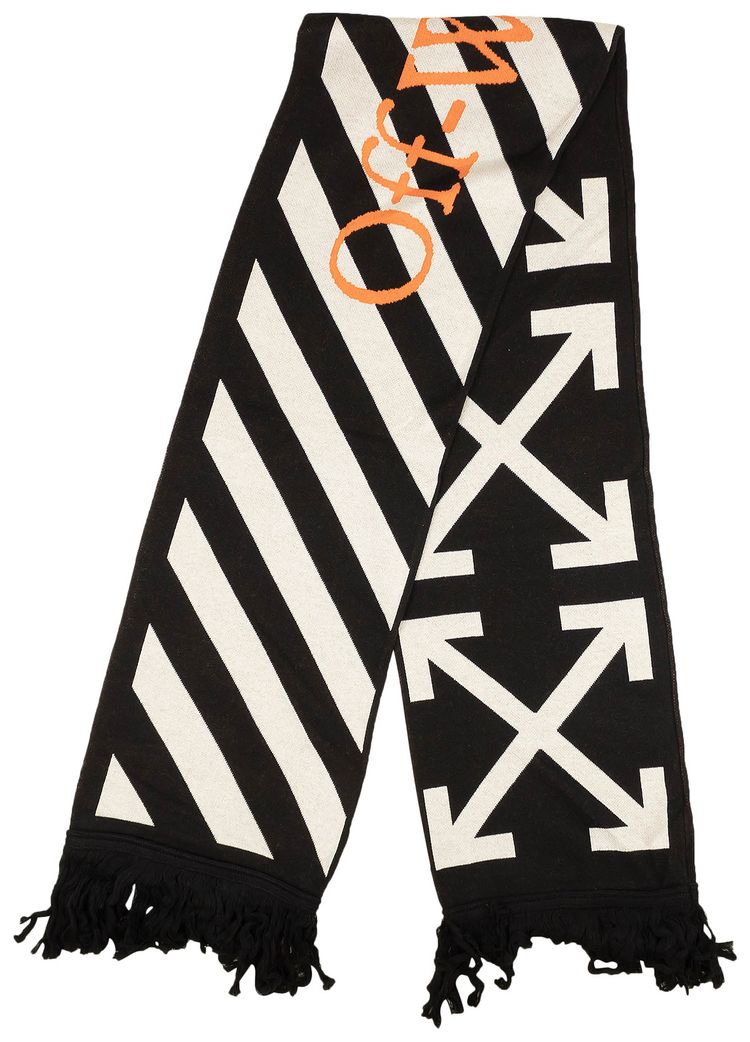 Off White Arrows Scarf Black
