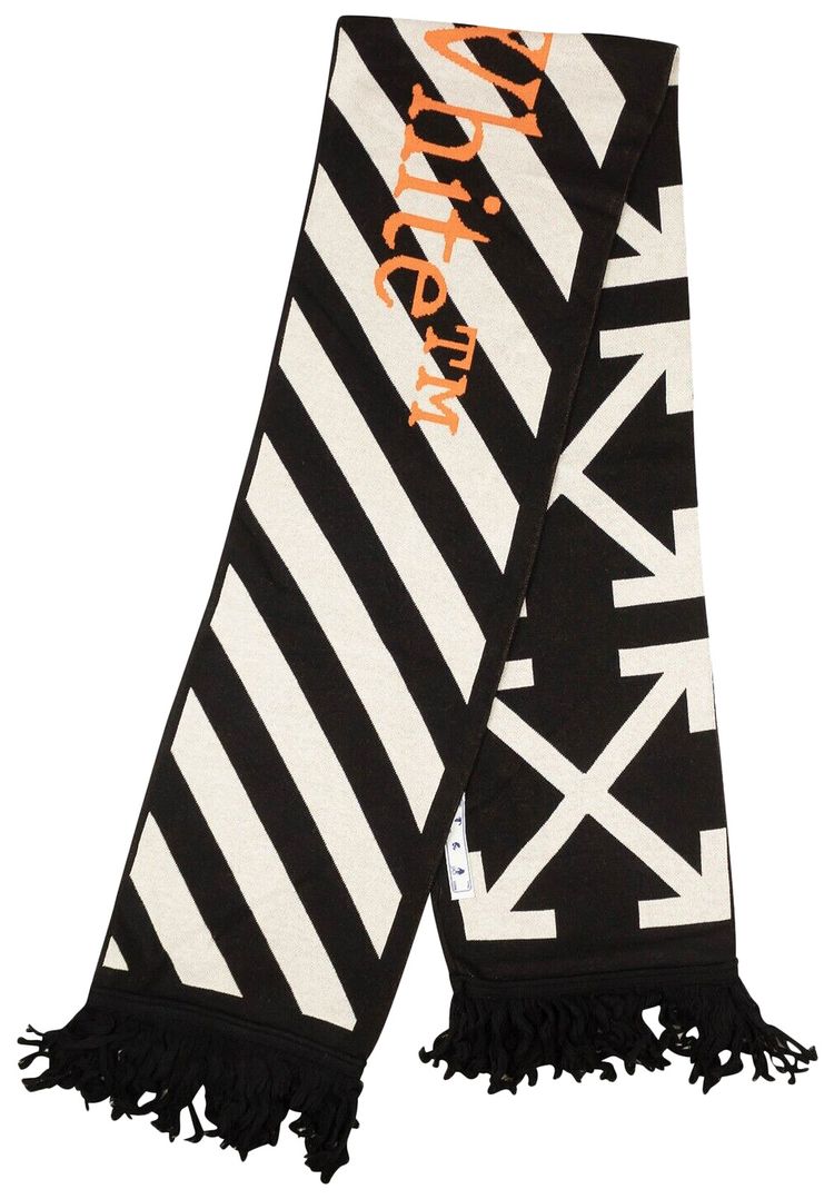 Off White Arrows Scarf Black