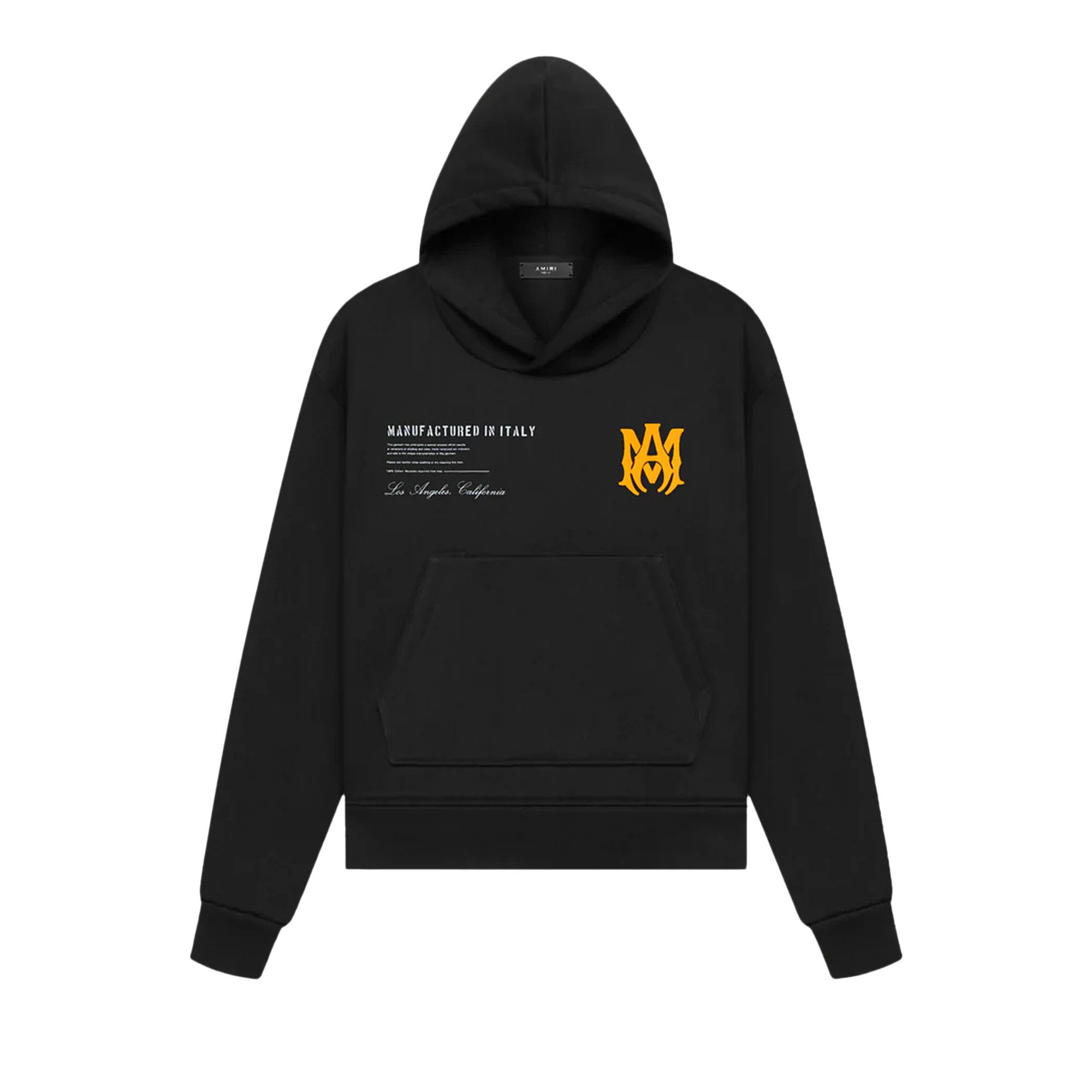 Size xxl Amiri Military Specs Stencil Hoodie Black