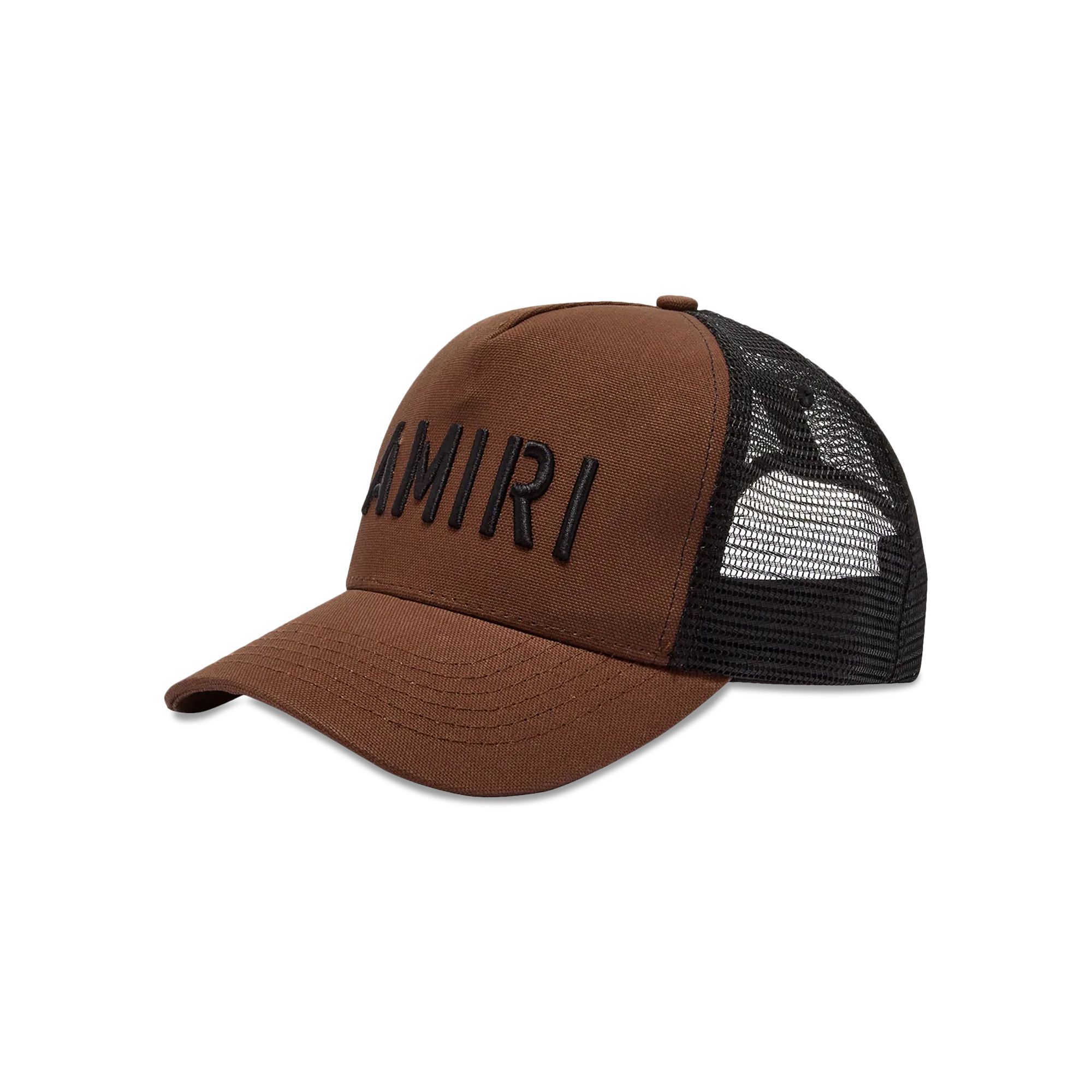 Buy Amiri Arts Stencil Trucker Hat 'Shitake' - PF22MAH006 SHIT | GOAT