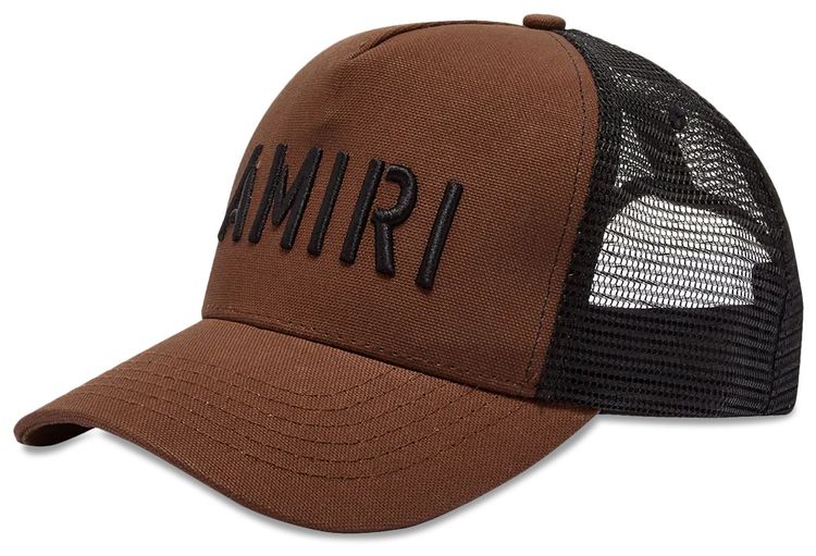 Amiri Arts Stencil Trucker Hat Shitake