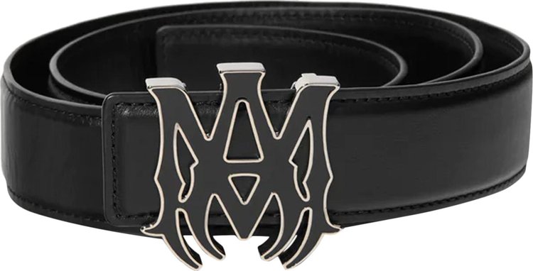 Amiri Nappa MA 4cm Belt 'Black'
