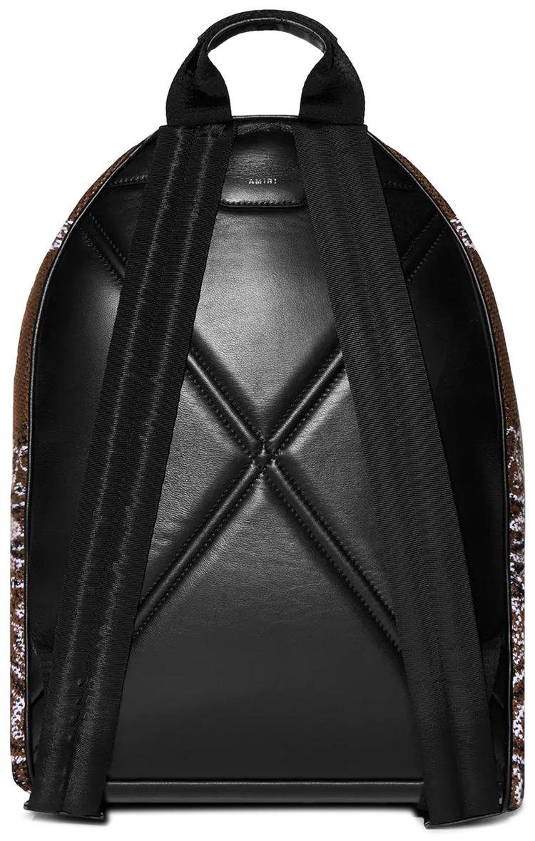 Amiri Crochet Bandana Backpack Brown