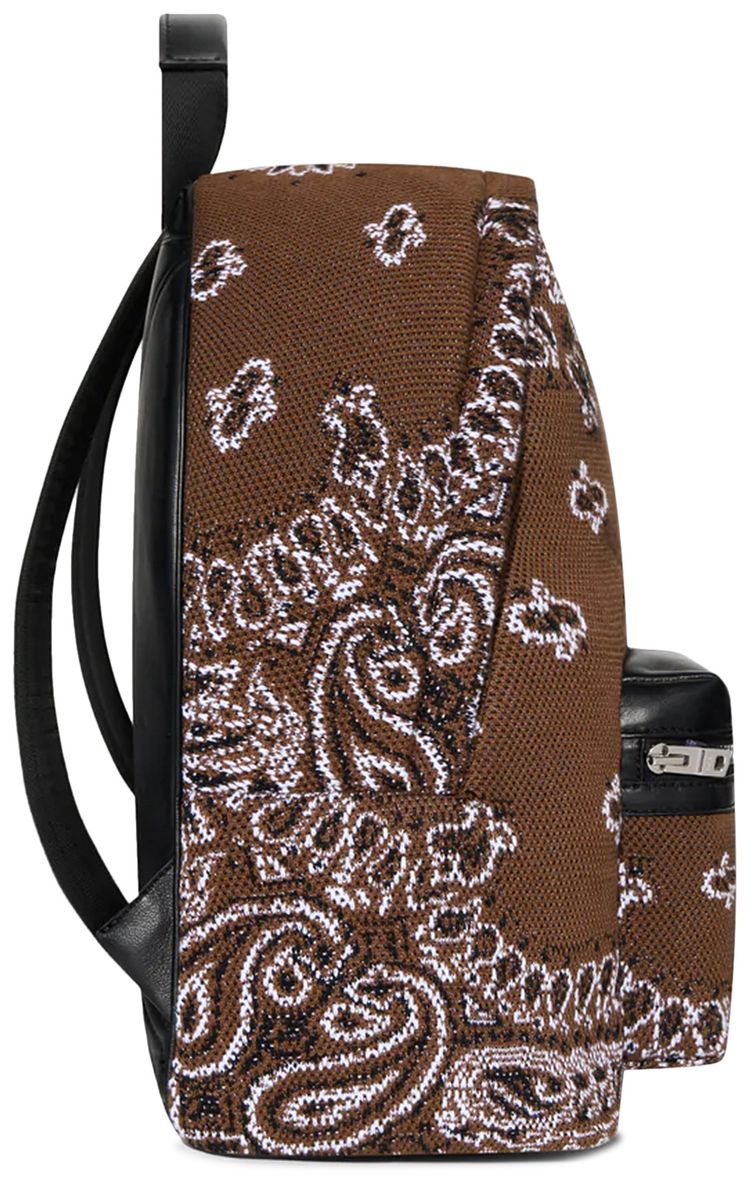 Amiri Crochet Bandana Backpack Brown