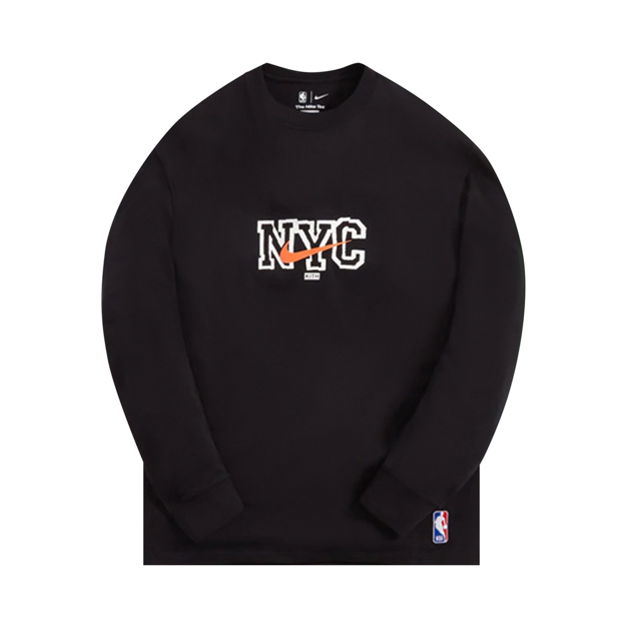 Kith & Nike For New York Knicks Long-Sleeve Tee 'Black'