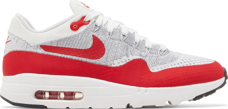 Beide herhaling markering Air Max 1 Ultra Flyknit 'White University Red' | GOAT
