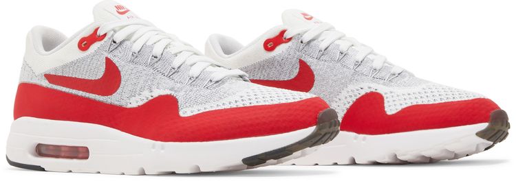 Nike Air Max 1 Ultra Flyknit White University Red
