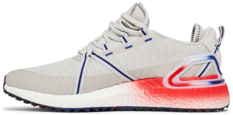 Adidas Solarthon Primegreen Spikeless Golf Grey Vivid Red