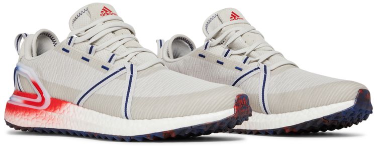 Adidas Solarthon Primegreen Spikeless Golf Grey Vivid Red