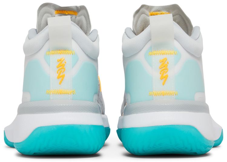 Air Jordan Zion 1 PF White Dynamic Turquoise