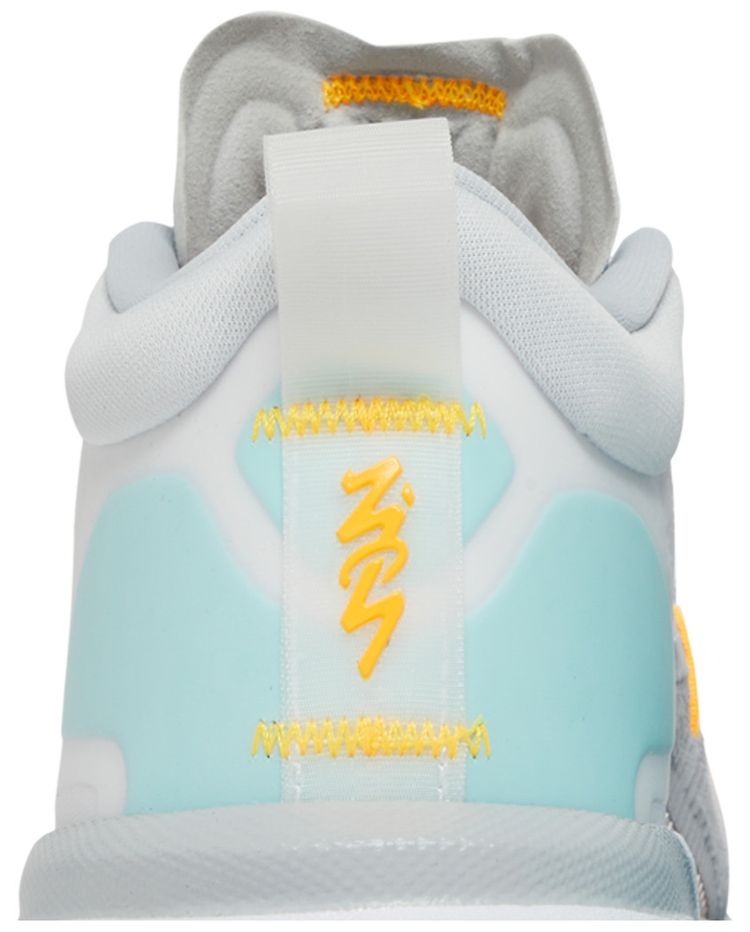 Air Jordan Zion 1 PF White Dynamic Turquoise