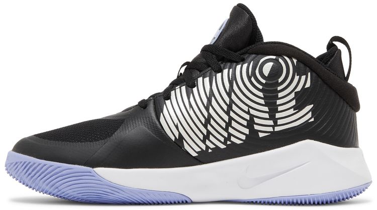 Nike Team Hustle D9 GS Black Light Thistle
