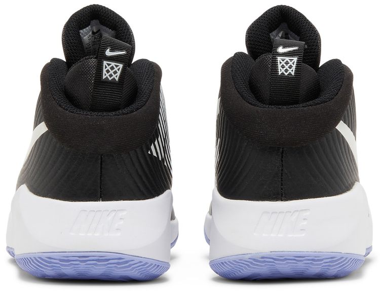 Nike Team Hustle D9 GS Black Light Thistle