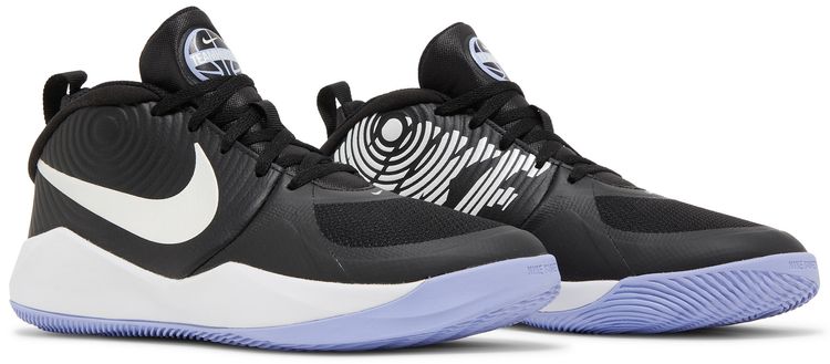 Nike Team Hustle D9 GS Black Light Thistle