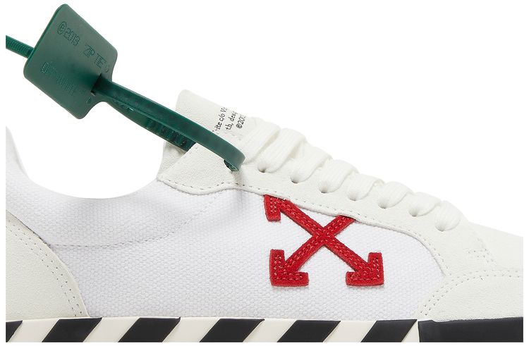 Off White Vulc Sneaker White Red