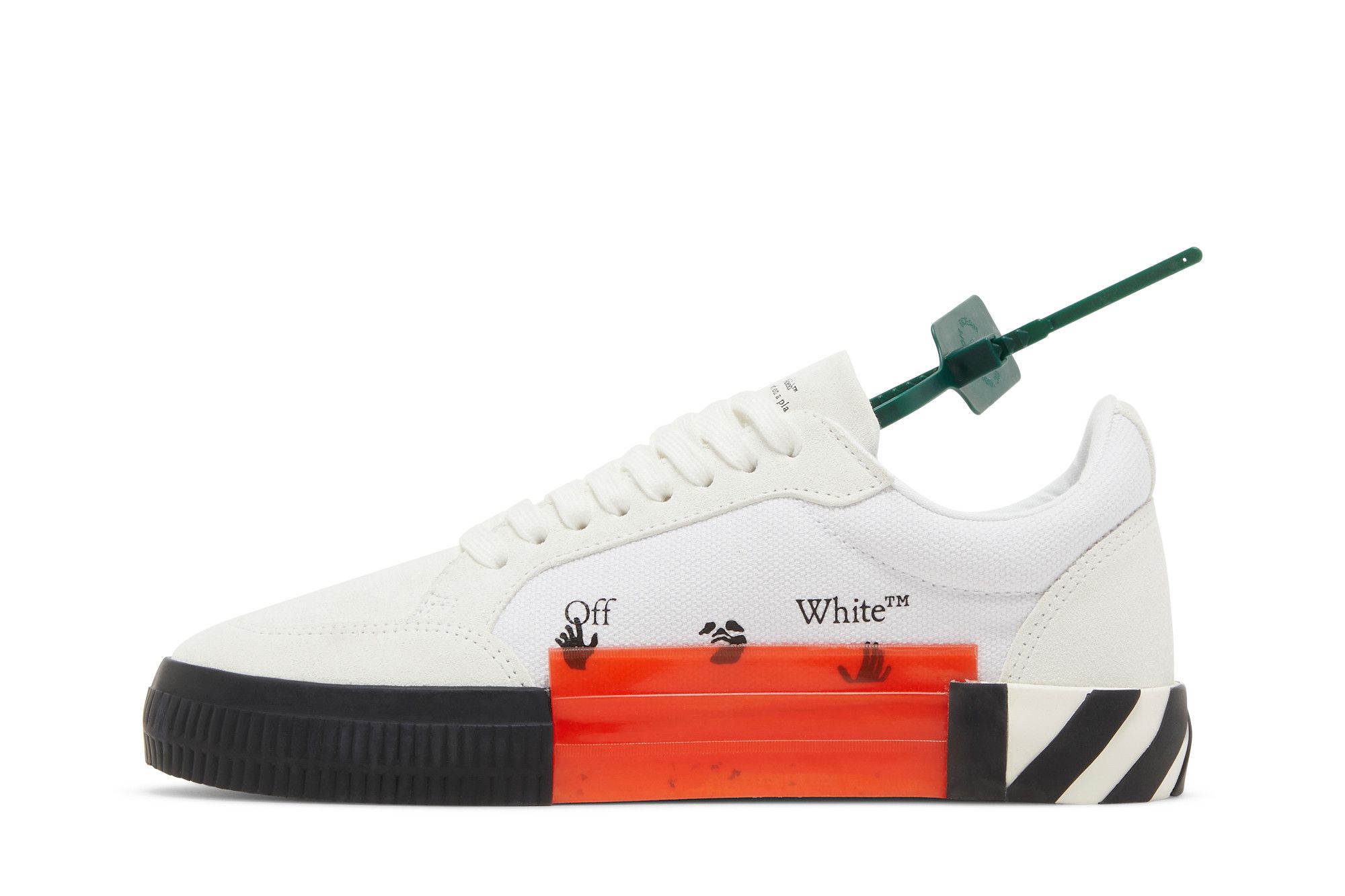 Buy Off-White Vulc Sneaker 'White Red' - OMIA085S22LEA001