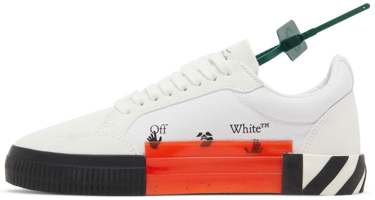 Off White Vulc Sneaker White Red