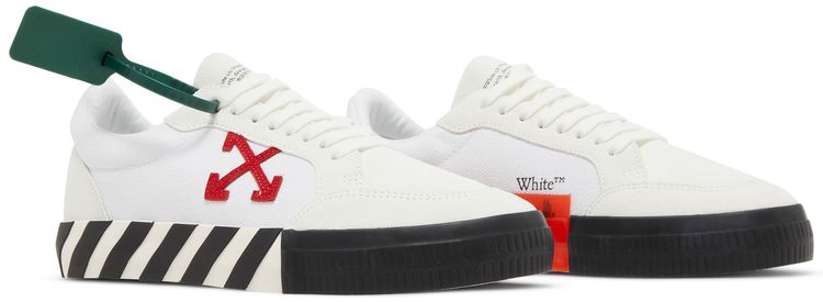 Off White Vulc Sneaker White Red