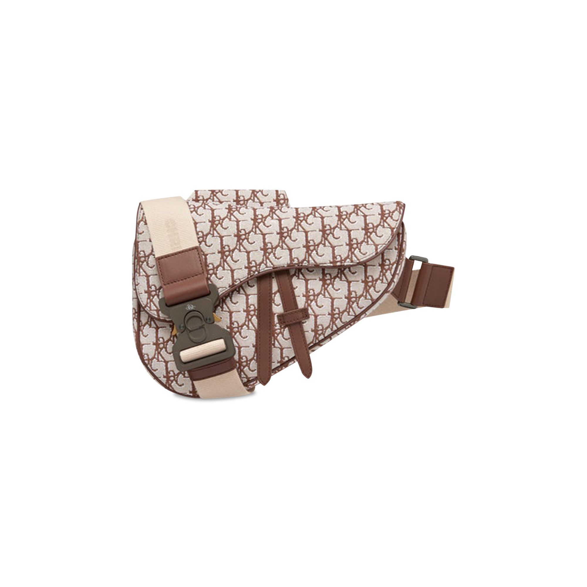 【12月スーパーSALE 15％OFF】 Jack Cactus x Dior Buy Oblique 'Coffee Bag Saddle Jacquard ボディーバッグ