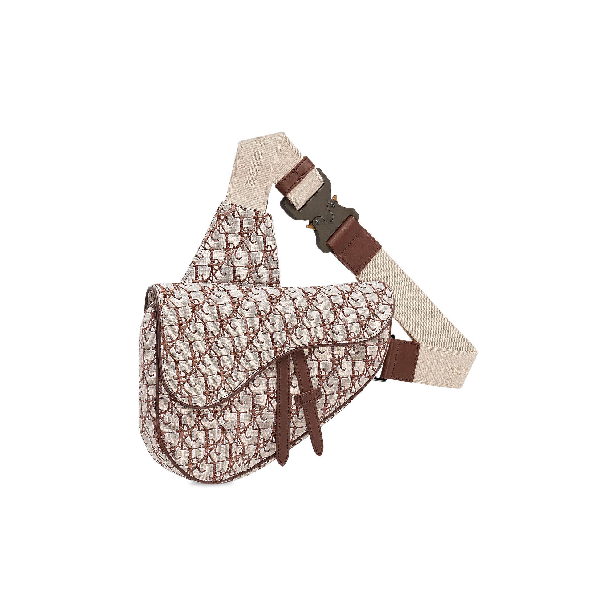 Buy Dior x Cactus Jack Oblique Jacquard Saddle Bag 'Coffee' - 1ADPO093JOD  H24E | GOAT