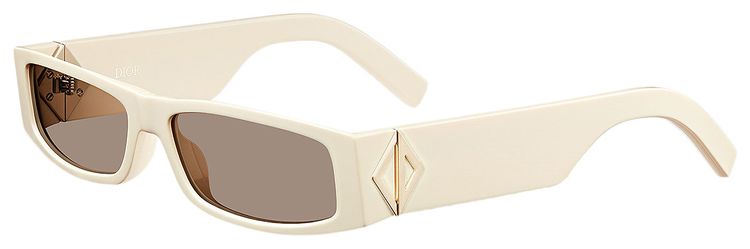 Dior x Cactus Jack CD Diamond S1I Sunglasses Ivory