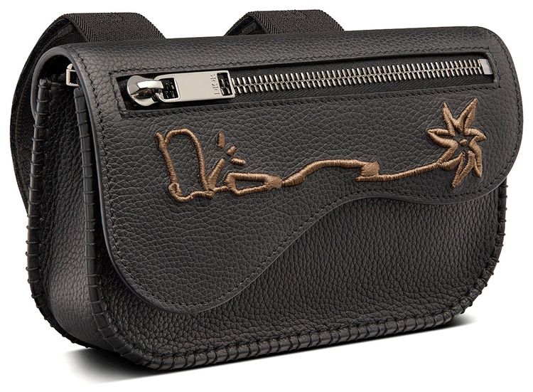 Dior x Cactus Jack Saddle Arm Pouch Black