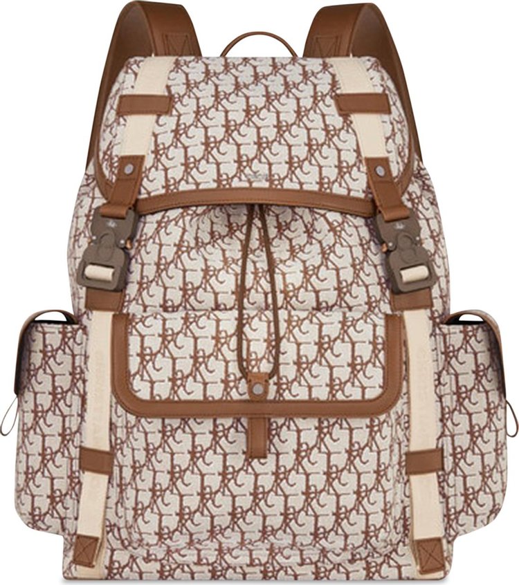 Dior x Cactus Jack Oblique Jacquard Hit The Road Backpack 'Coffee'