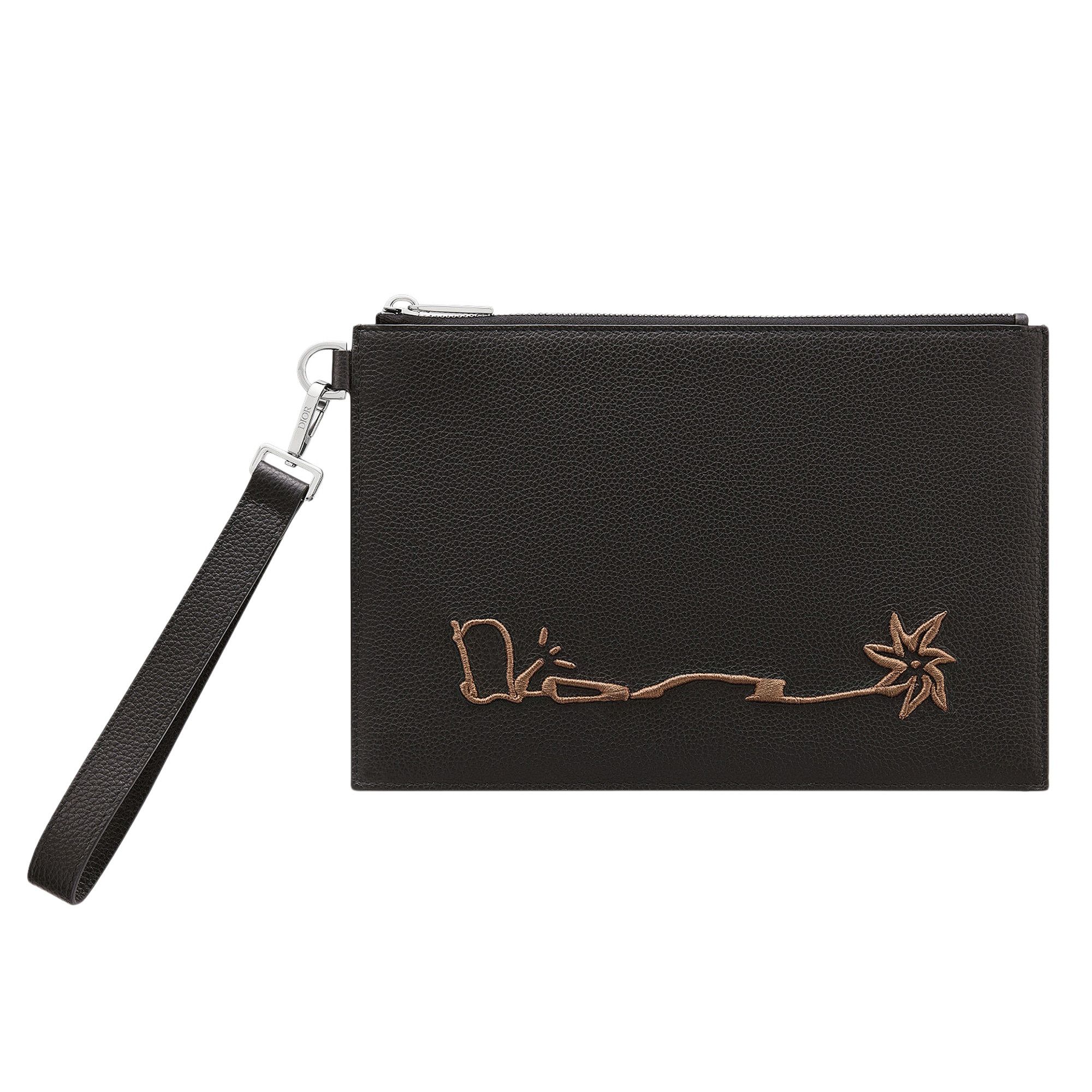 Buy Dior x Cactus Jack A5 Pouch 'Black' - 2ESCA338SOT H03E | GOAT